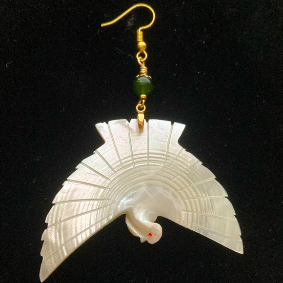 Crane Earrings - MOP/Shell - Picture 5 of 9